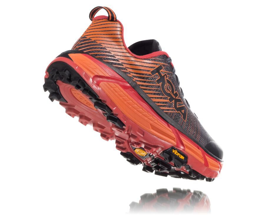 Hoka One One トレイルシューズ メンズ 黒/赤 - EVO マファテ2 - BH7145698